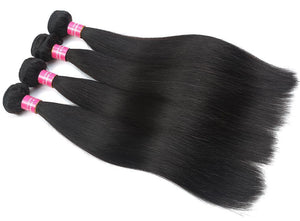 Mink Brazilian Straight Virgin Hair 3 Bundles Unprocessed Straight Human Hair Weave Bundles Brazilian Straight Hair Extension