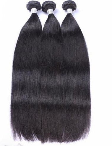 Peruvian Straight Hair Bundles With Closure Peruvian Remy Hair with closure Human Hair Weave 3 Bundles With 6X6 Lace Closure