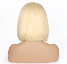 Load image into Gallery viewer, 613 Blonde Color 13*1 T Lace Front Wig Human Hair Wigs Natural Black Bob Brazilian Peruvian Straight
