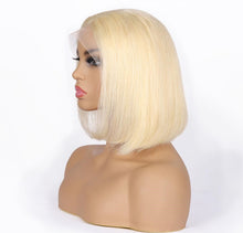 Load image into Gallery viewer, 613 Blonde Color 13*1 T Lace Front Wig Human Hair Wigs Natural Black Bob Brazilian Peruvian Straight
