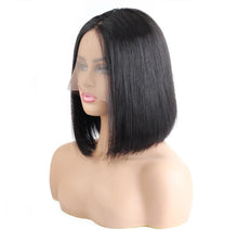 Load image into Gallery viewer, 613 Blonde Color 13*1 T Lace Front Wig Human Hair Wigs Natural Black Bob Brazilian Peruvian Straight
