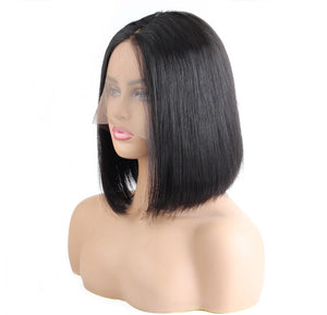 613 Blonde Color 13*1 T Lace Front Wig Human Hair Wigs Natural Black Bob Brazilian Peruvian Straight