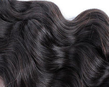 Load image into Gallery viewer, 3pcs Mink Hair Brazilian Human Hair Weave 8A Natural Black Color Loose Deep Wave Hair Extensions
