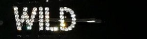 Capital Letters One Word Hairpin Glitter Rhinestone Alphabet Hair Clip Side Bangs Hair Styling Barrette